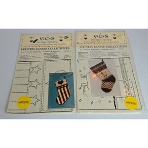 The Village Craft Shop Country Canvas Collectibles All Purpose Stocking Kit 2005